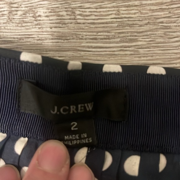 J. Crew Black and White Polka Dot Mini Skirt - Picture 2 of 6